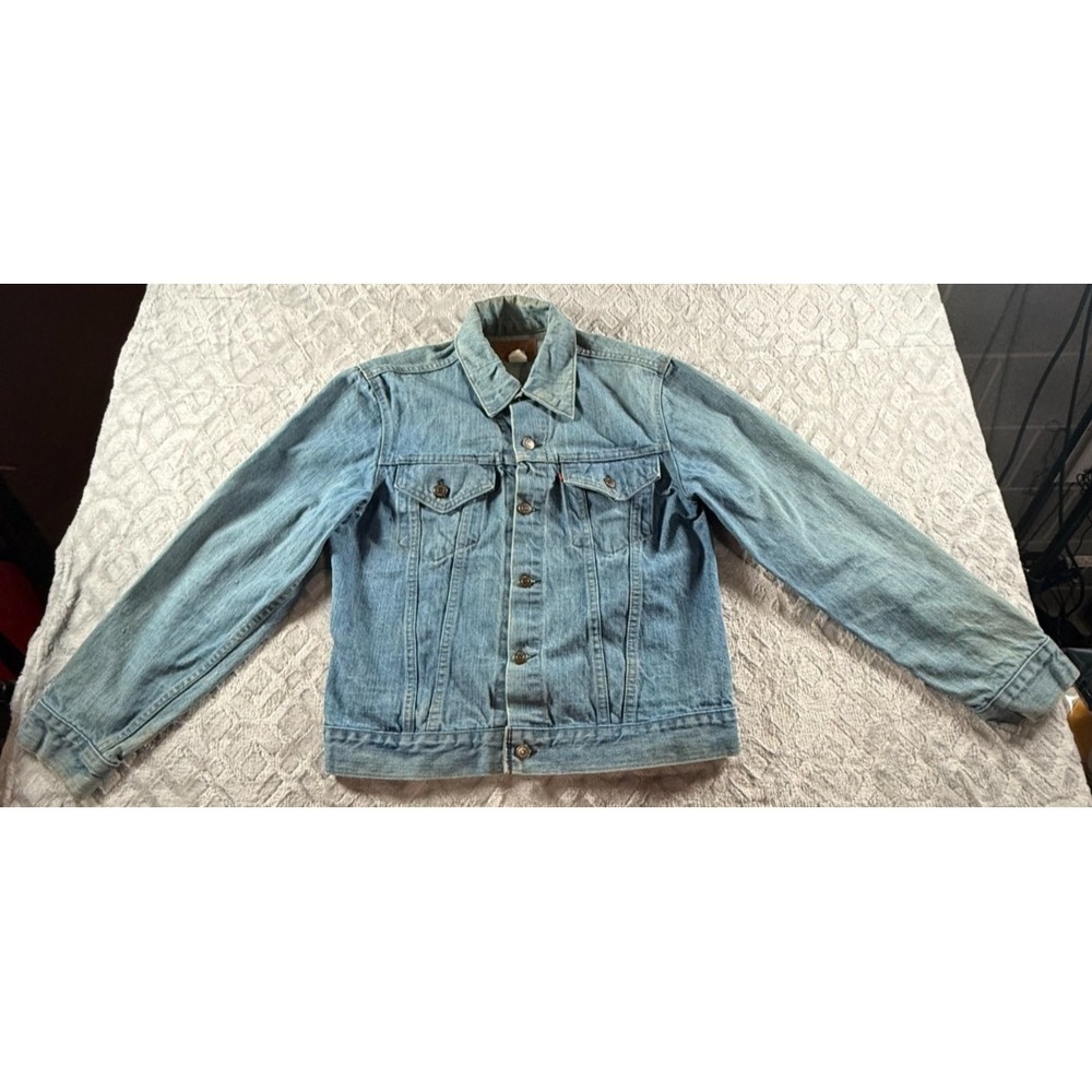 Vtg 1970s Levi Strauss Type III Denim Jacket WPL 423 Made In USA Trucker  Read
